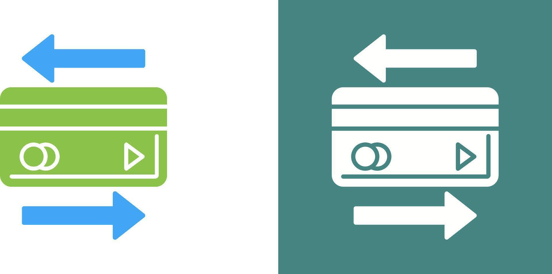 Transaction Icon Design vector