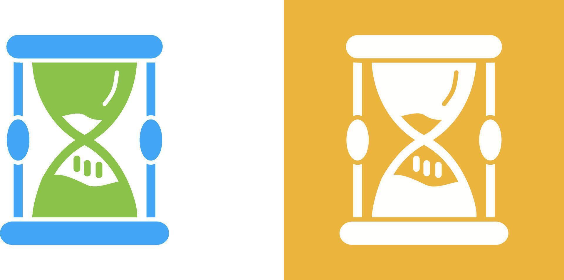 Hourglass Icon Design vector