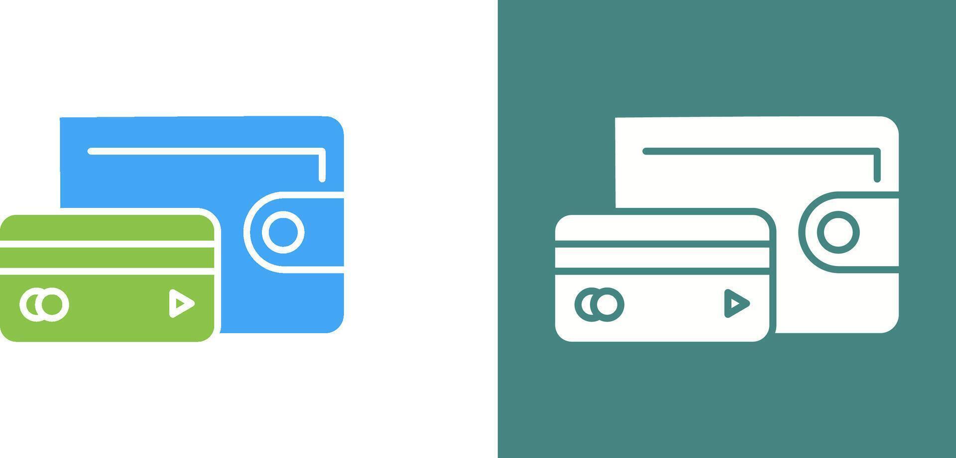 Wallet Icon Design vector