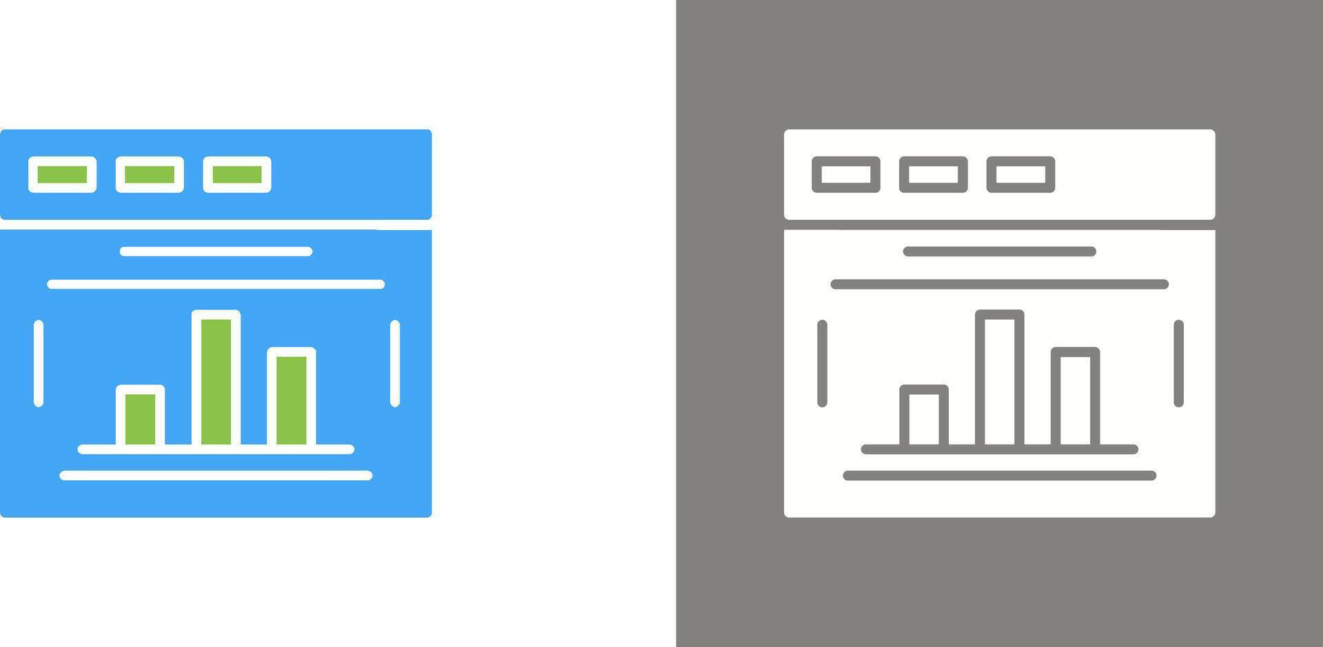 Statistics Icon Design vector