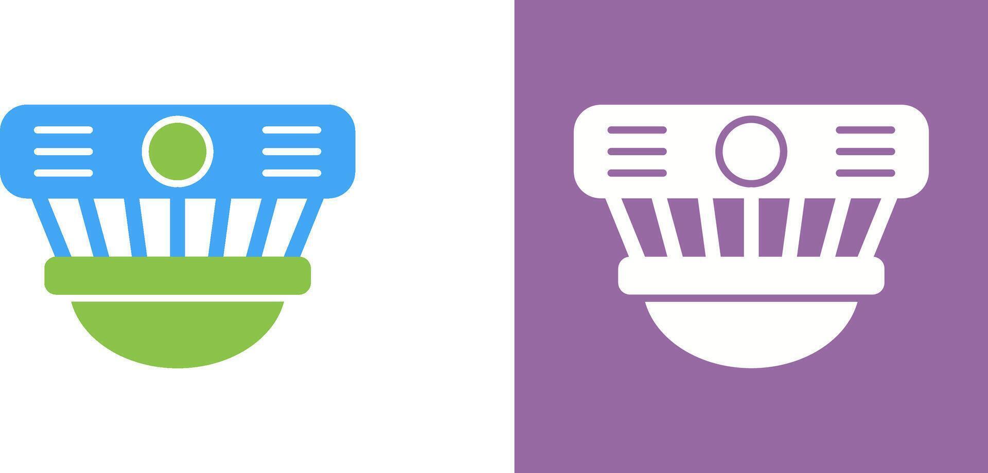 Smoke Detector Icon Design vector