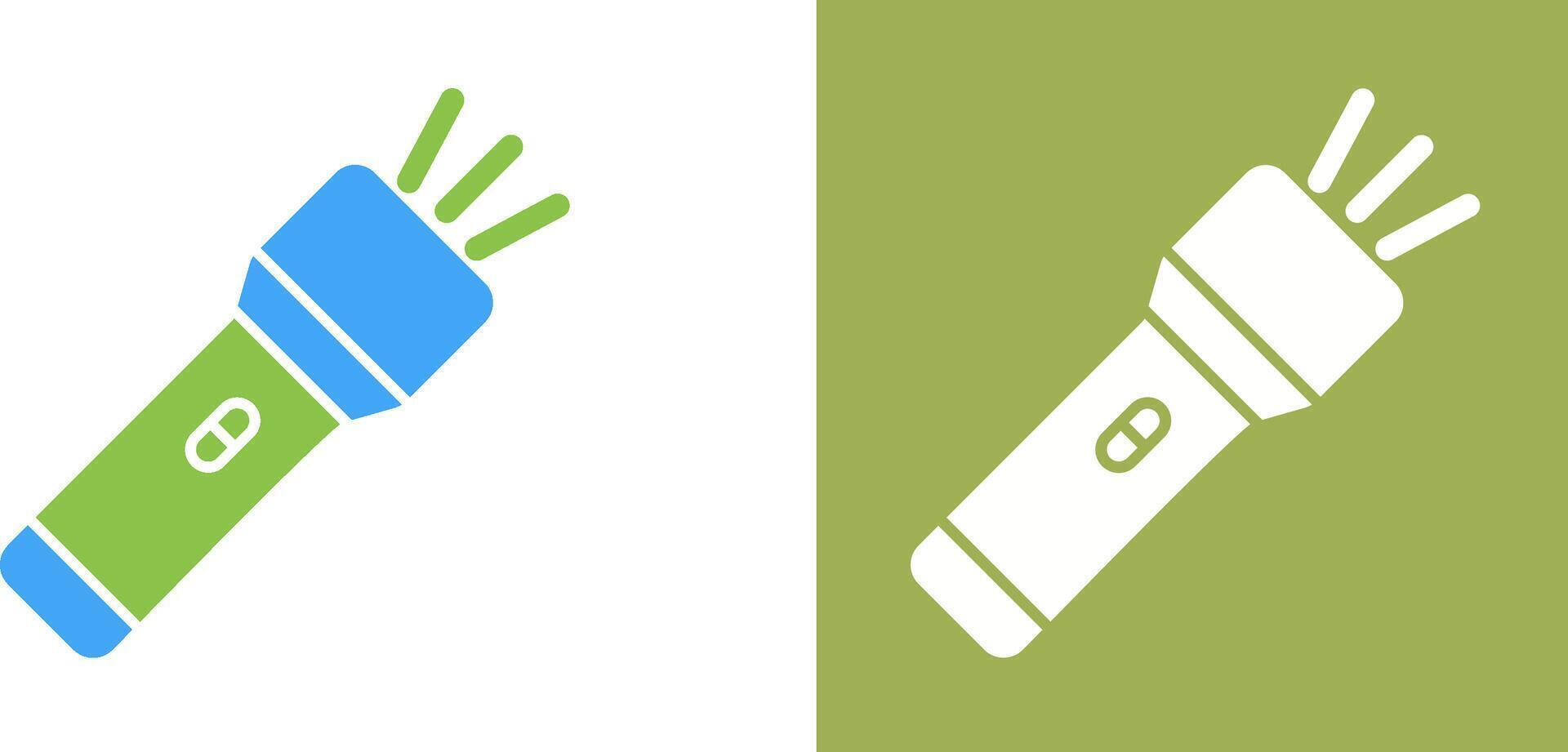Flashlight Icon Design vector