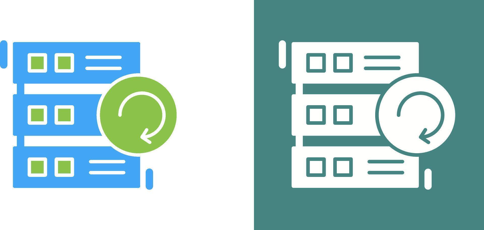 Backup Icon Design vector