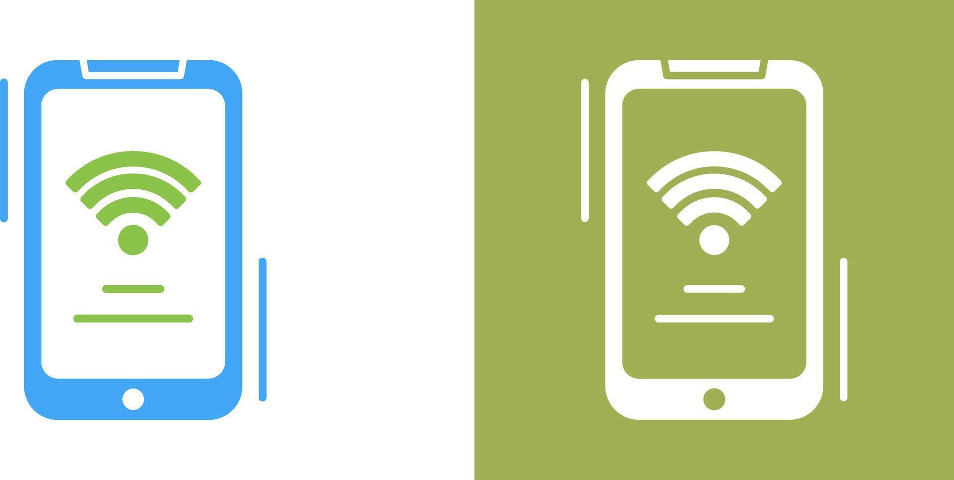 Wifi Signal Icon Design vector