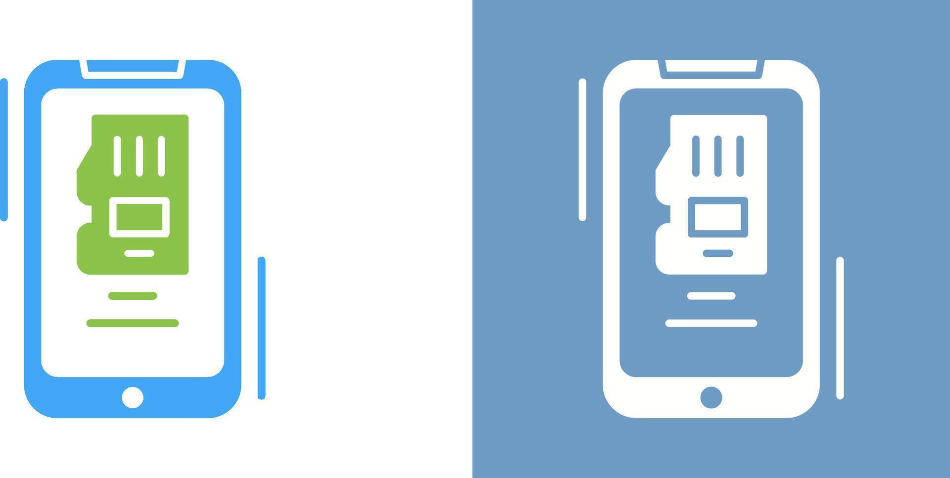 Memory Icon Design vector