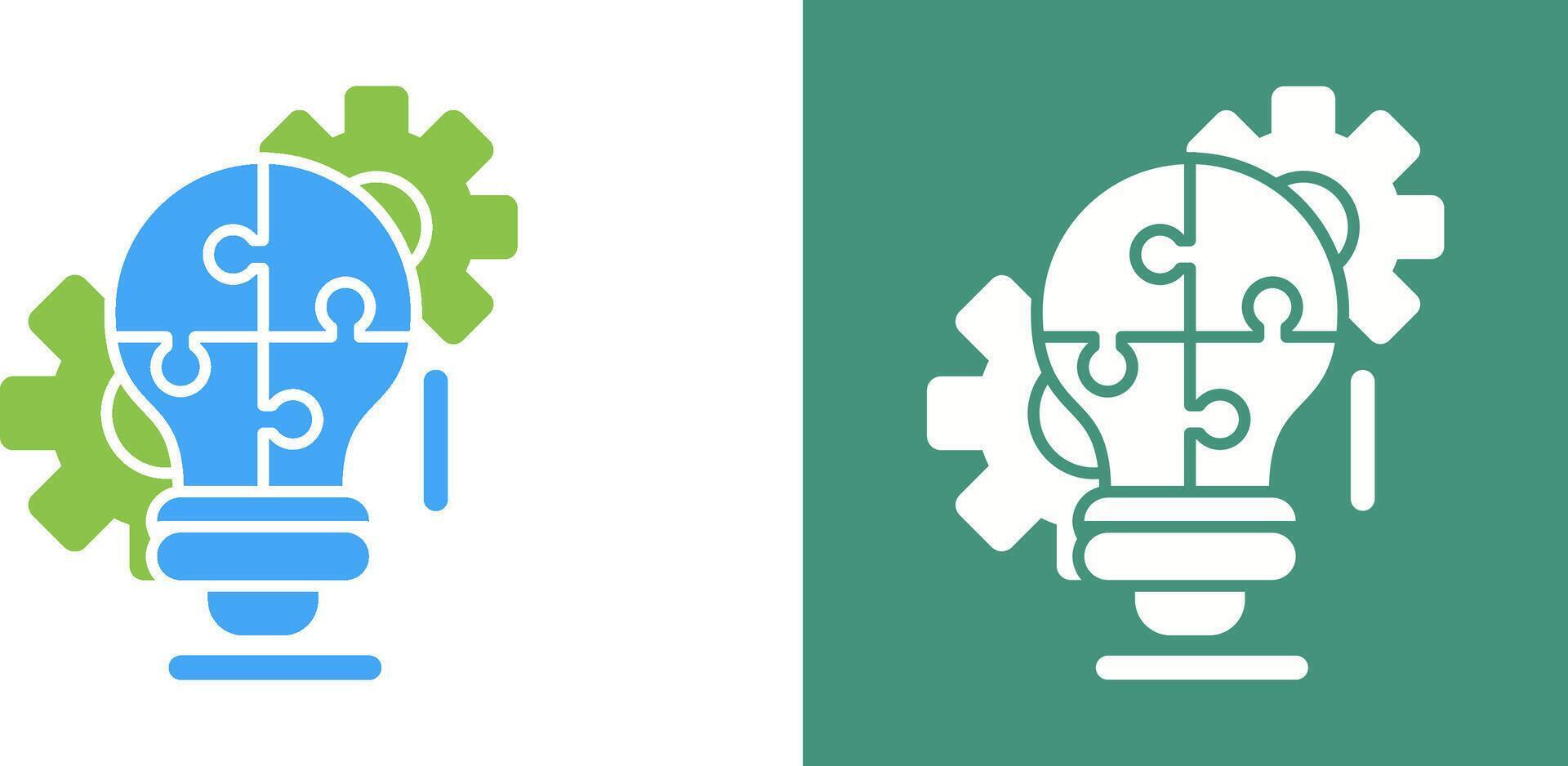 Problem Solving Icon Design vector