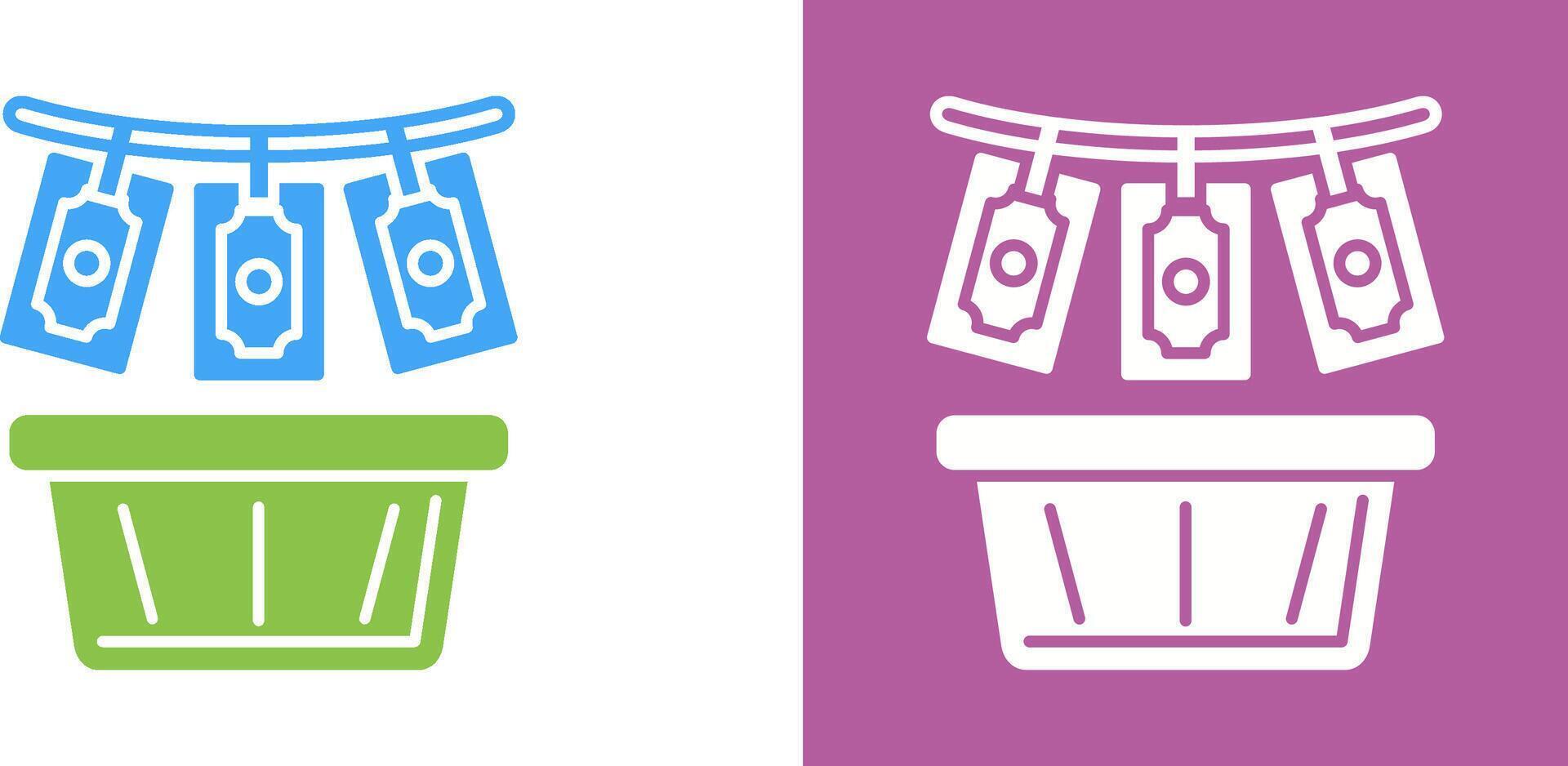 Money Loundering Icon Design vector