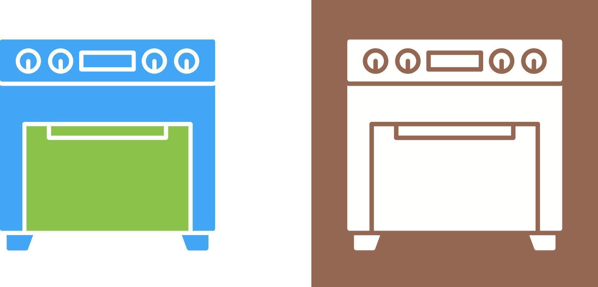 Oven Icon Design vector