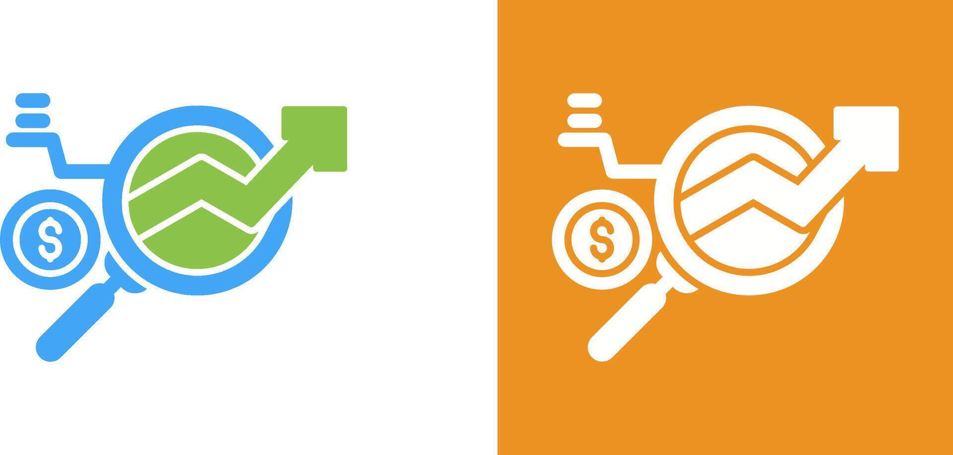 Data Research Icon Design vector