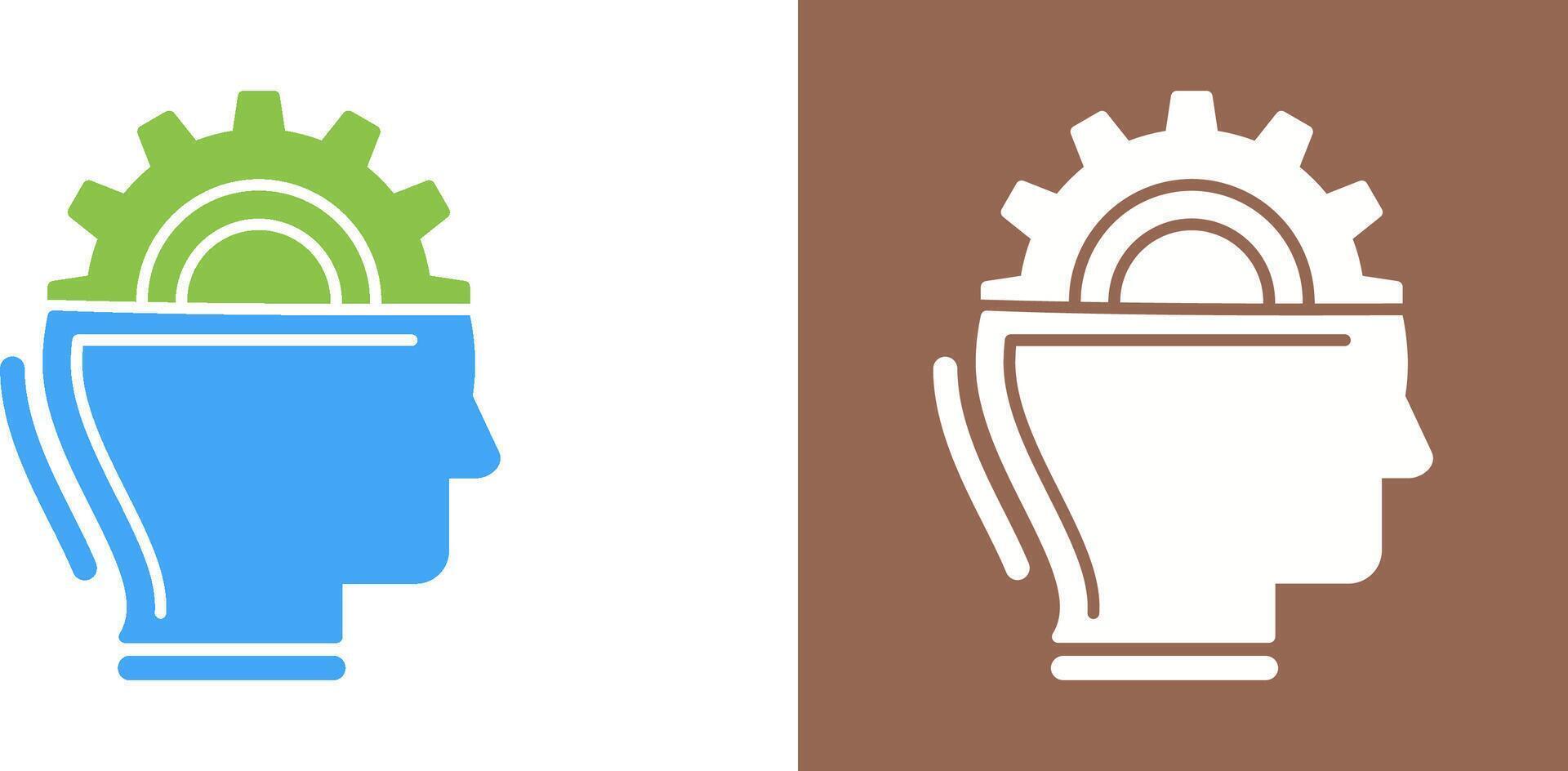 Machine Learning Icon Design vector