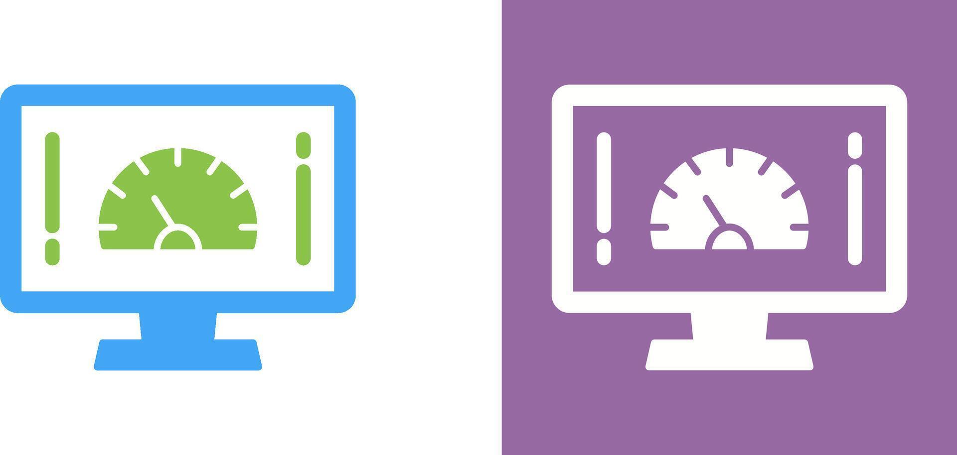 Speed Test Icon Design vector