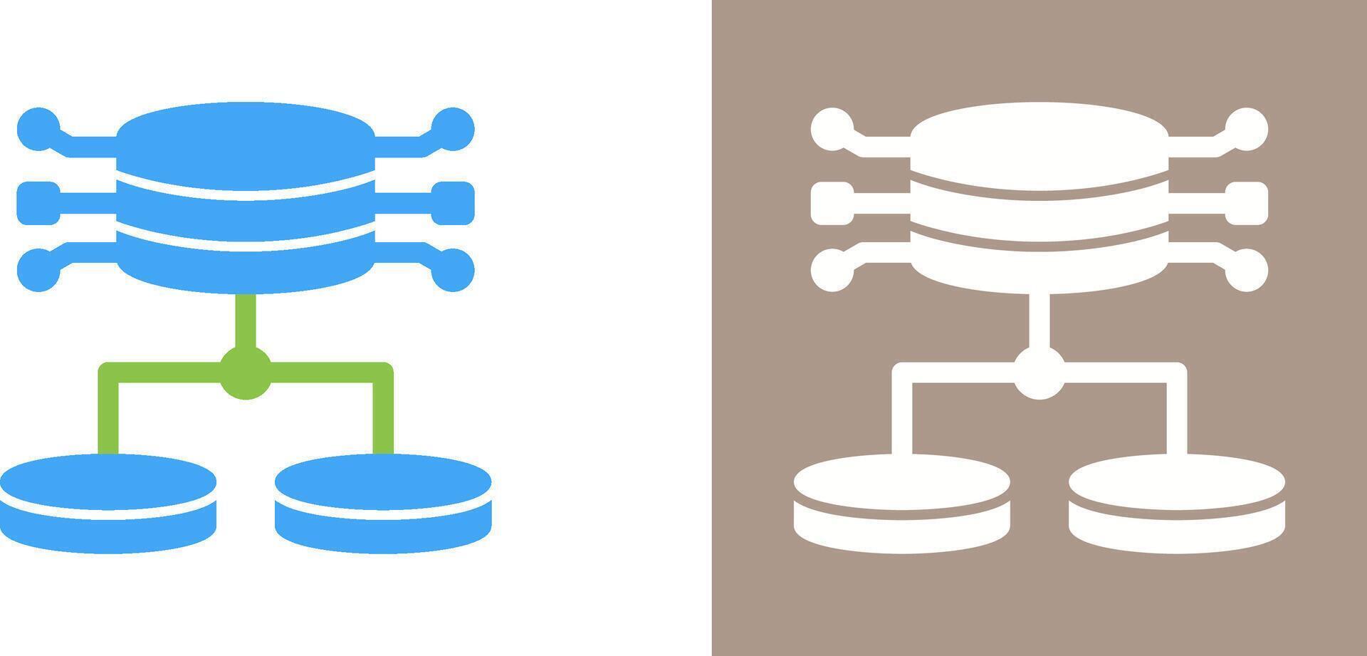 Structured Data Icon Design vector
