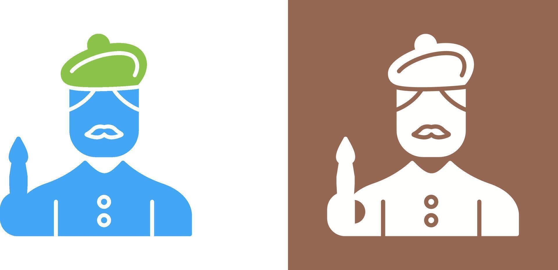 Artist Icon Design vector