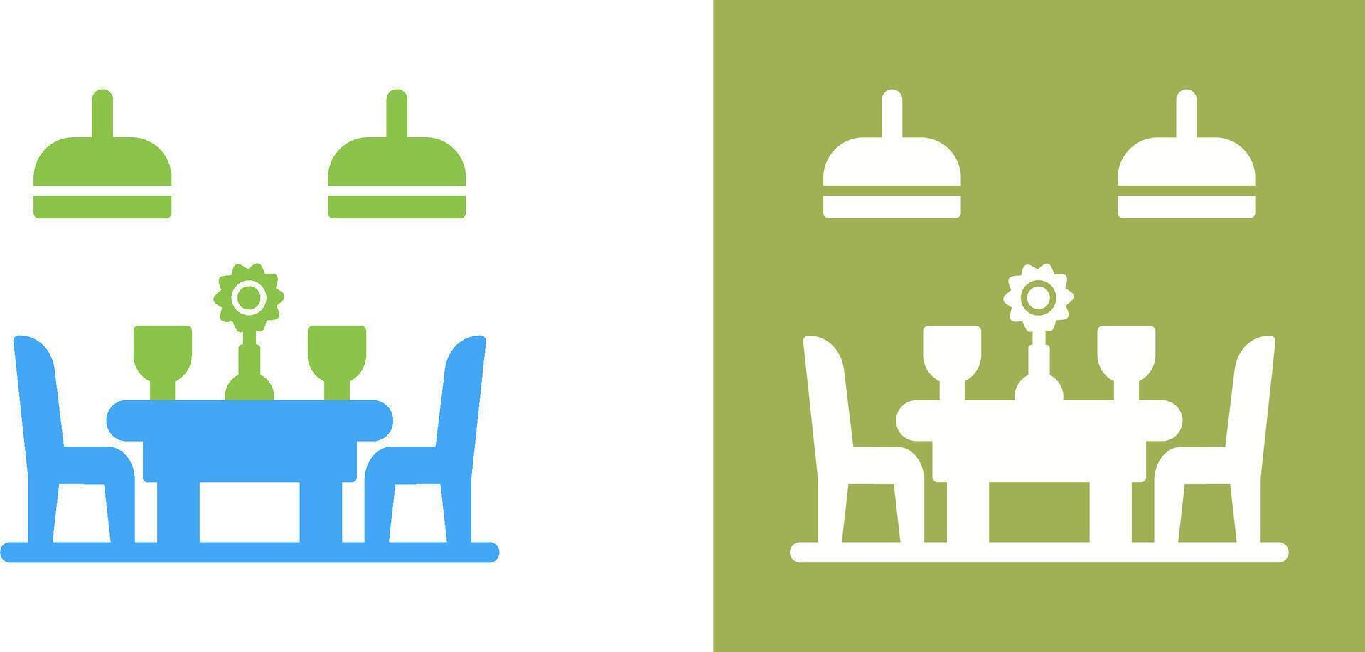 Table Icon Design vector