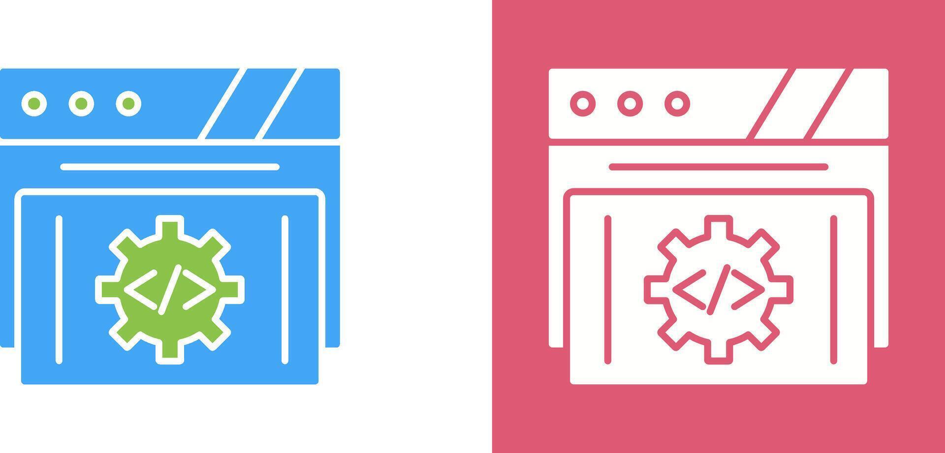 Development Icon Design vector