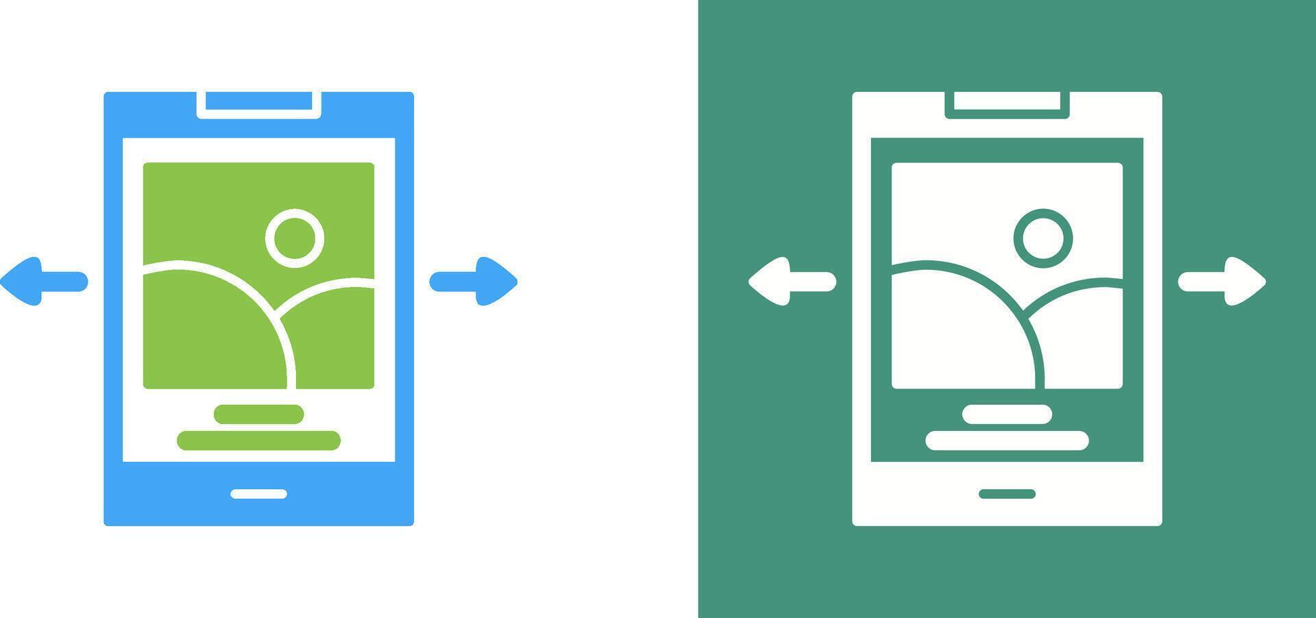 Swipe Icon Design vector
