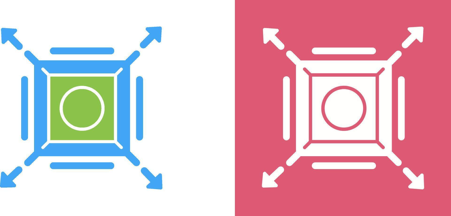 Maximize Icon Design vector