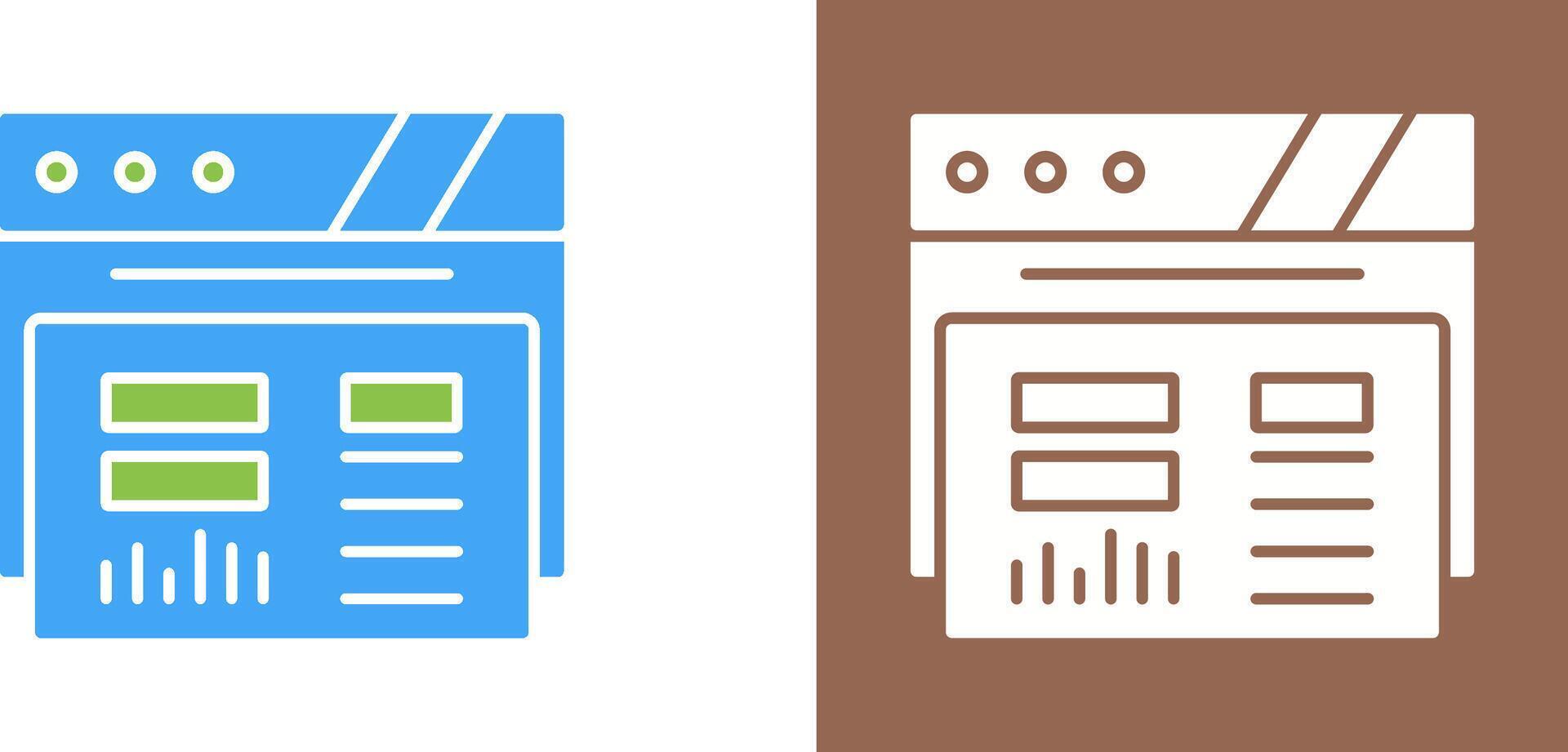 Dashboard Icon Design vector