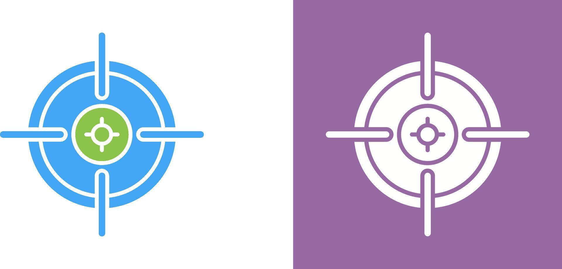 Aim Icon Design vector