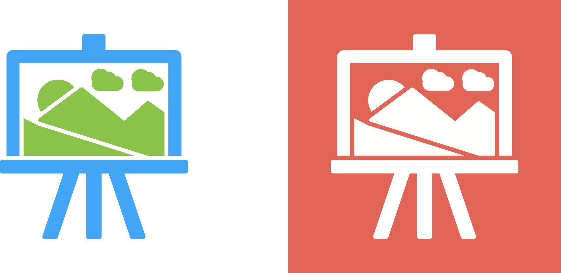 Canvas Icon Design vector