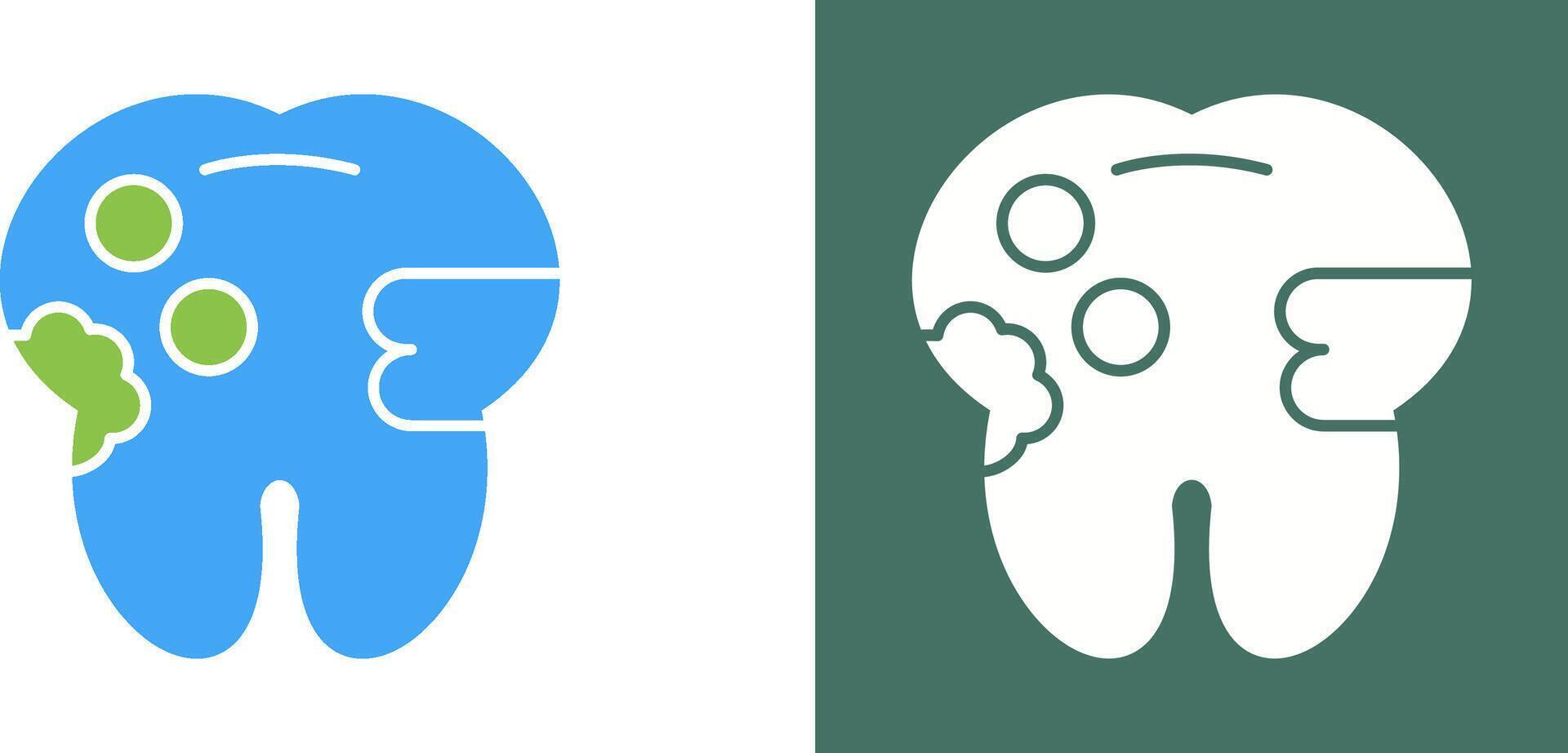 Caries Icon Design vector