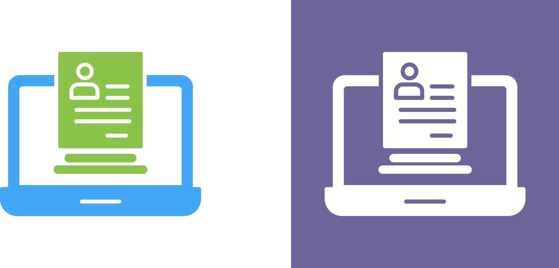 Registration Icon Design vector