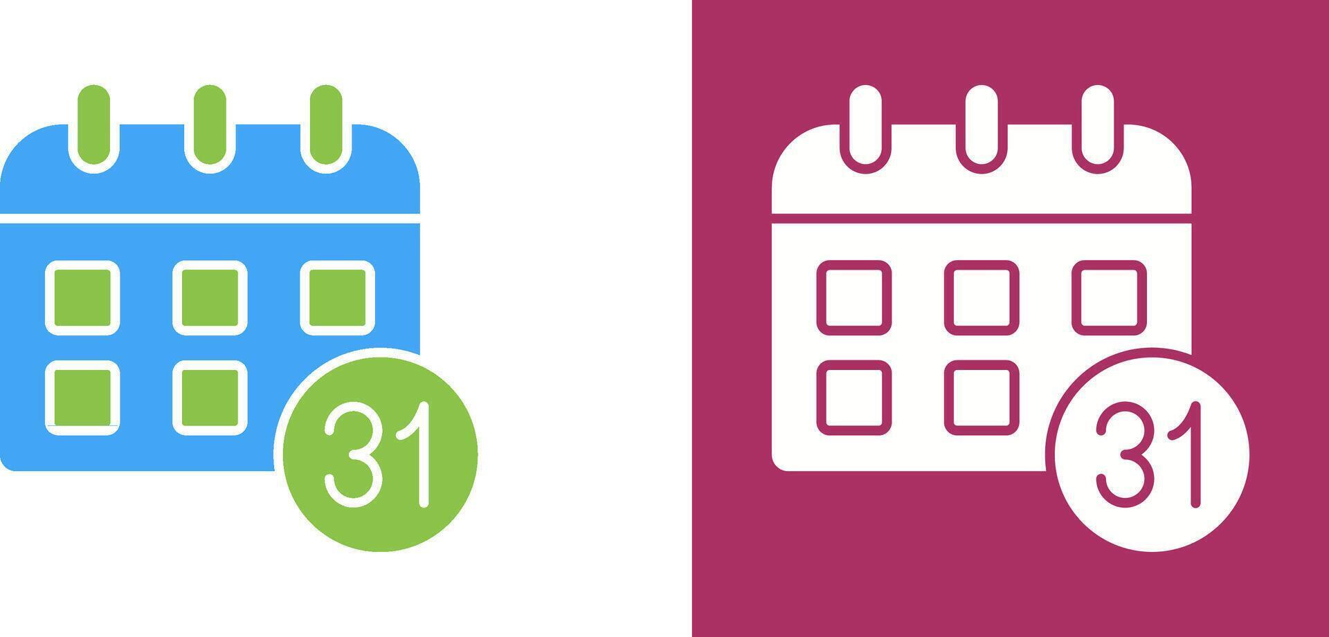 Calendar Icon Design vector