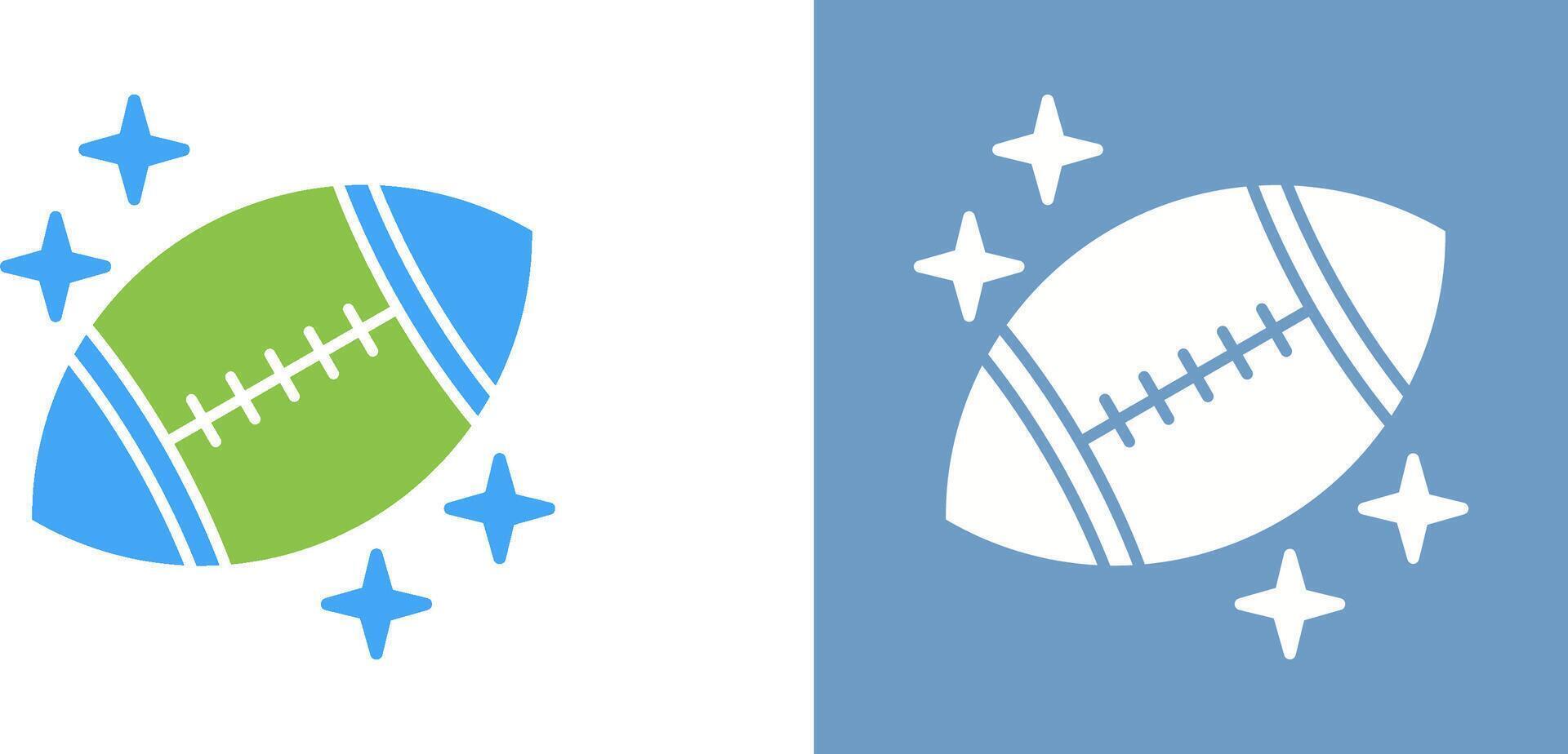 Rugby Icon Design vector