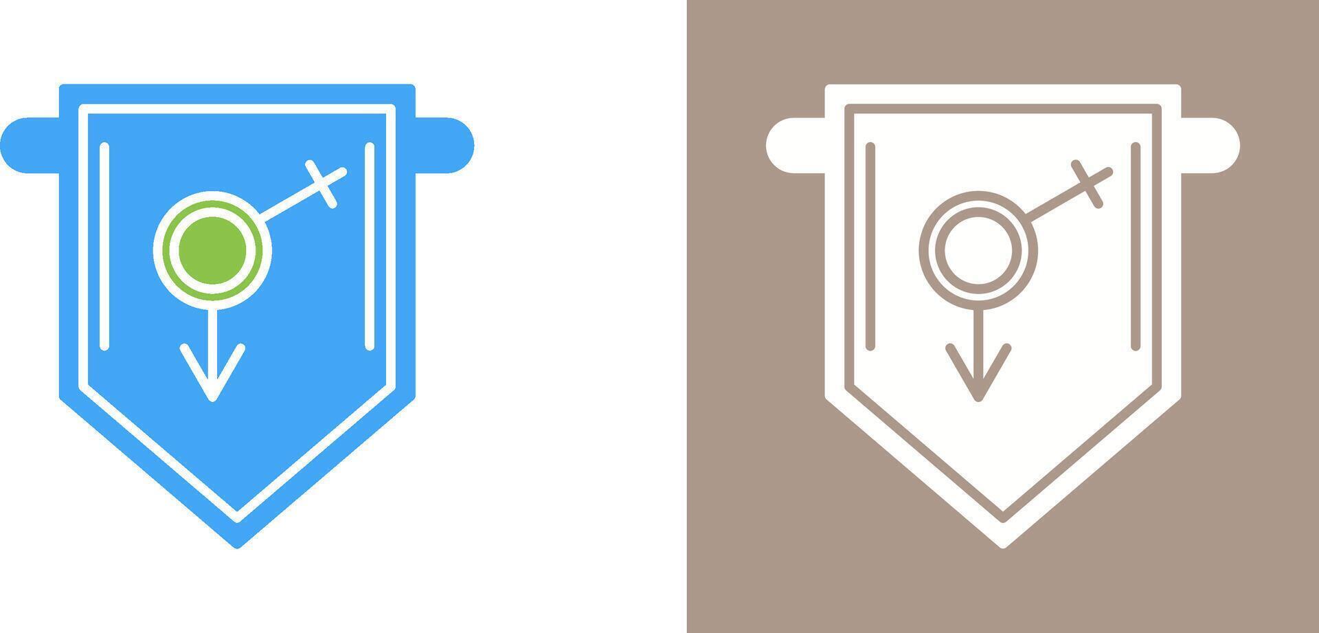 College Fraternity Icon Design vector