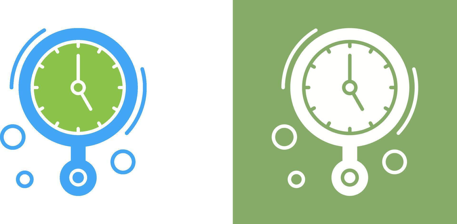 Wall Clock Icon Design vector