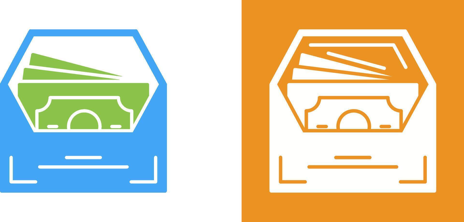 Salary Icon Design vector