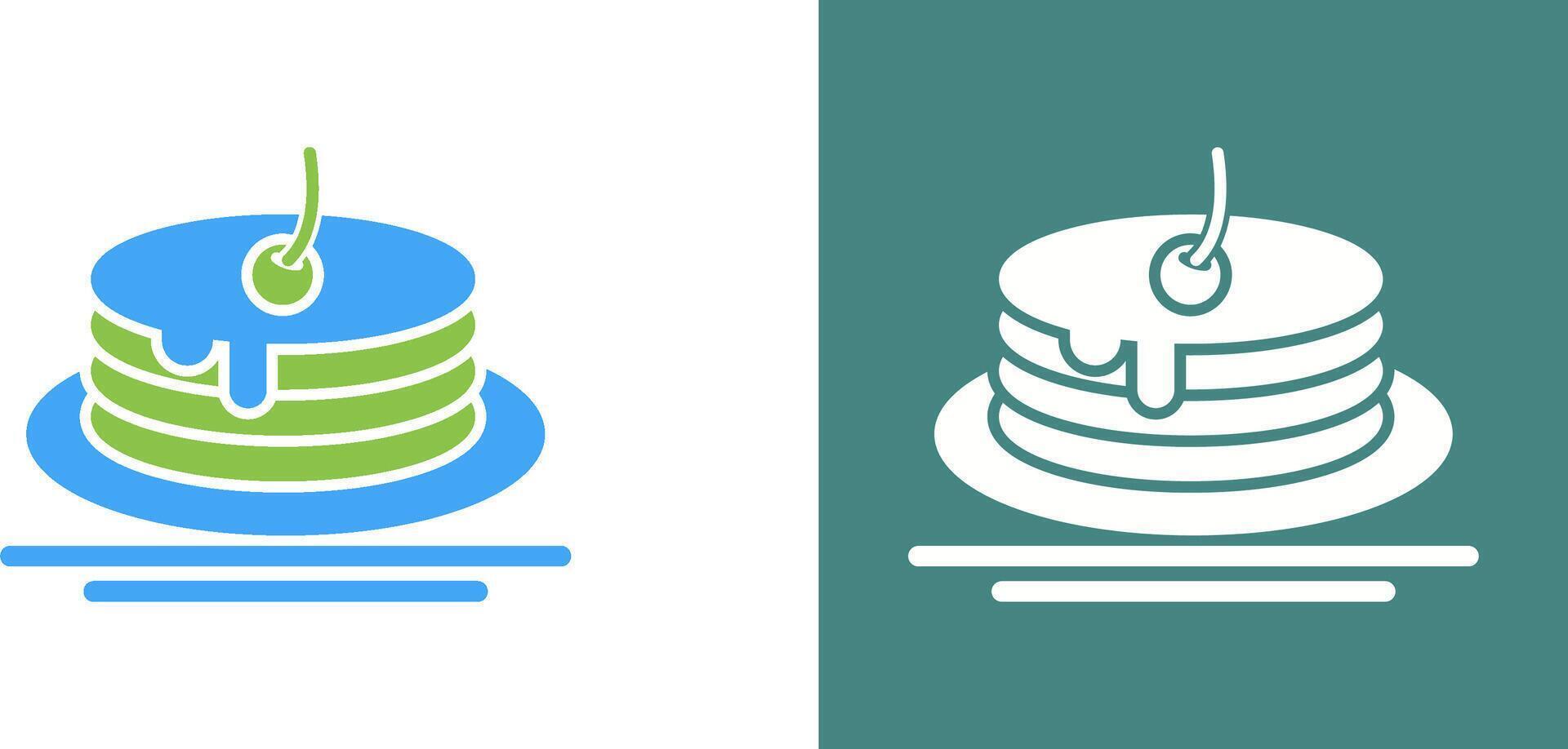 Pancake Icon Design vector