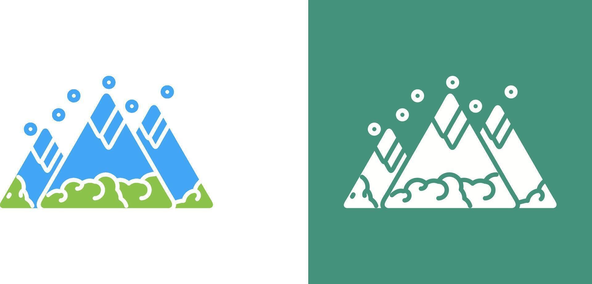 Mountain Icon Design vector