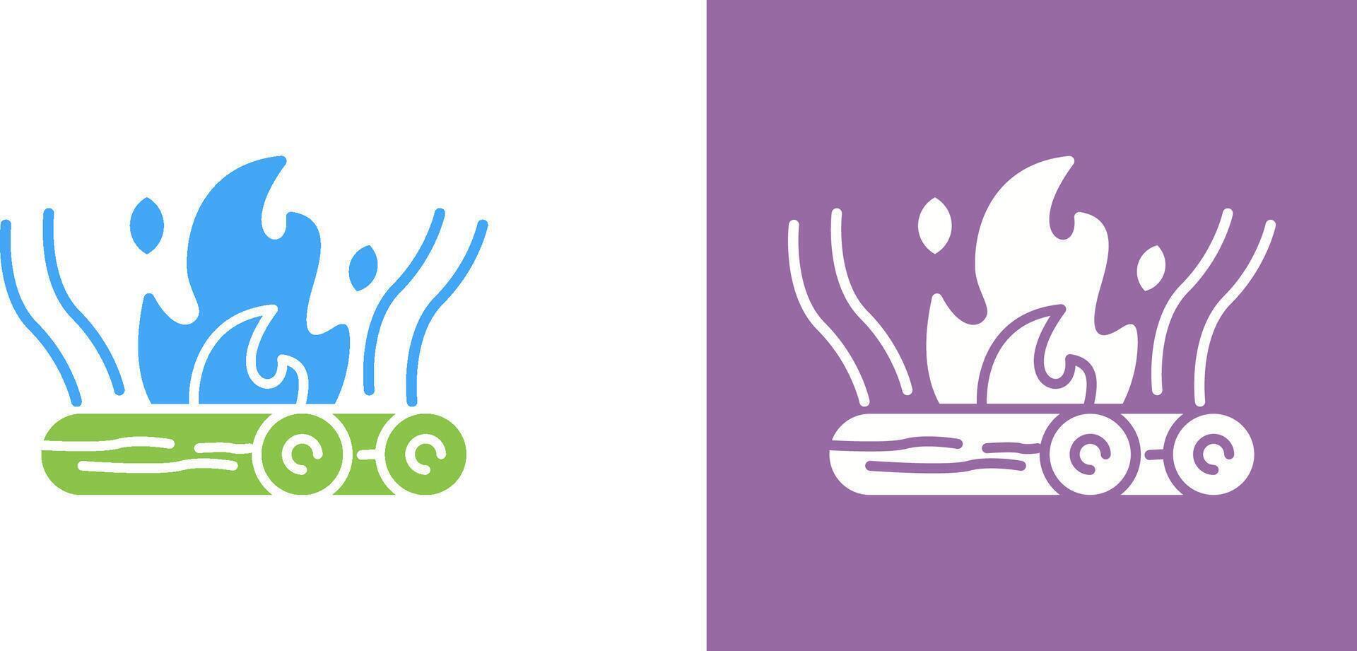 Bonfire Icon Design vector