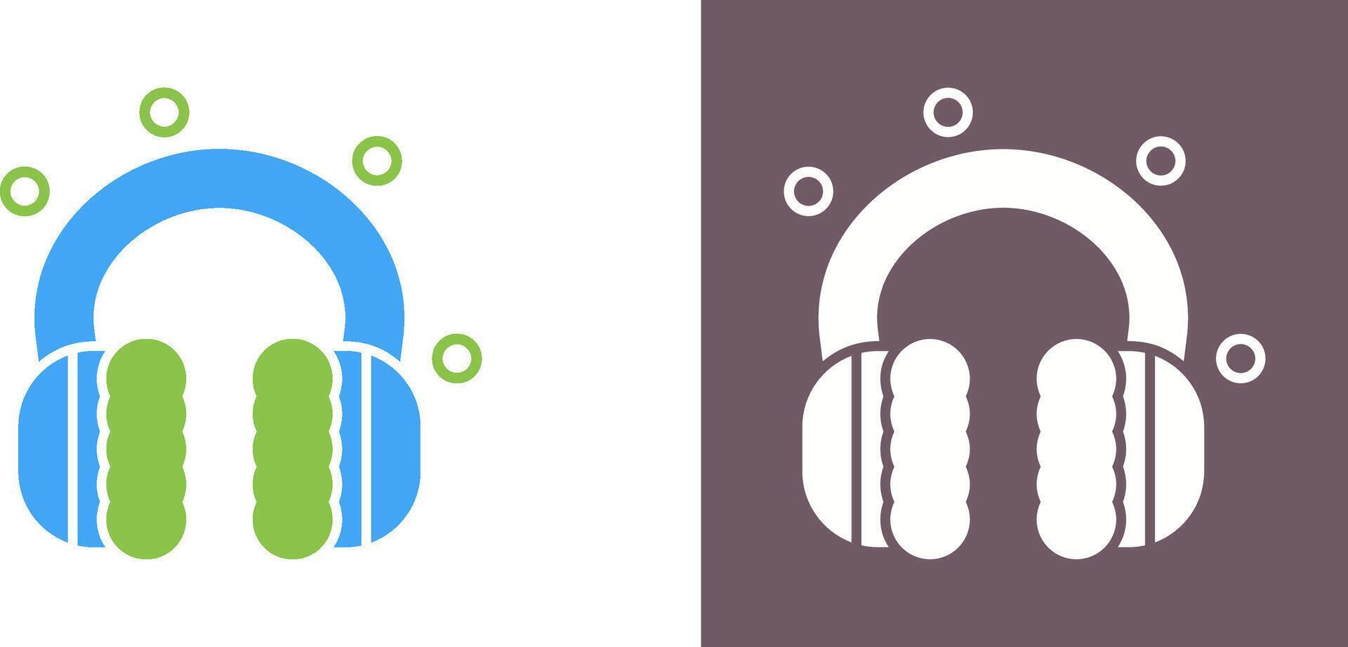 Earmuff Icon Design vector