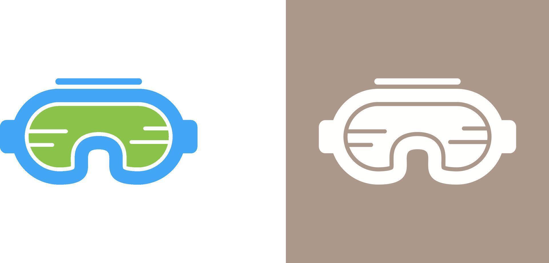Goggle Icon Design vector