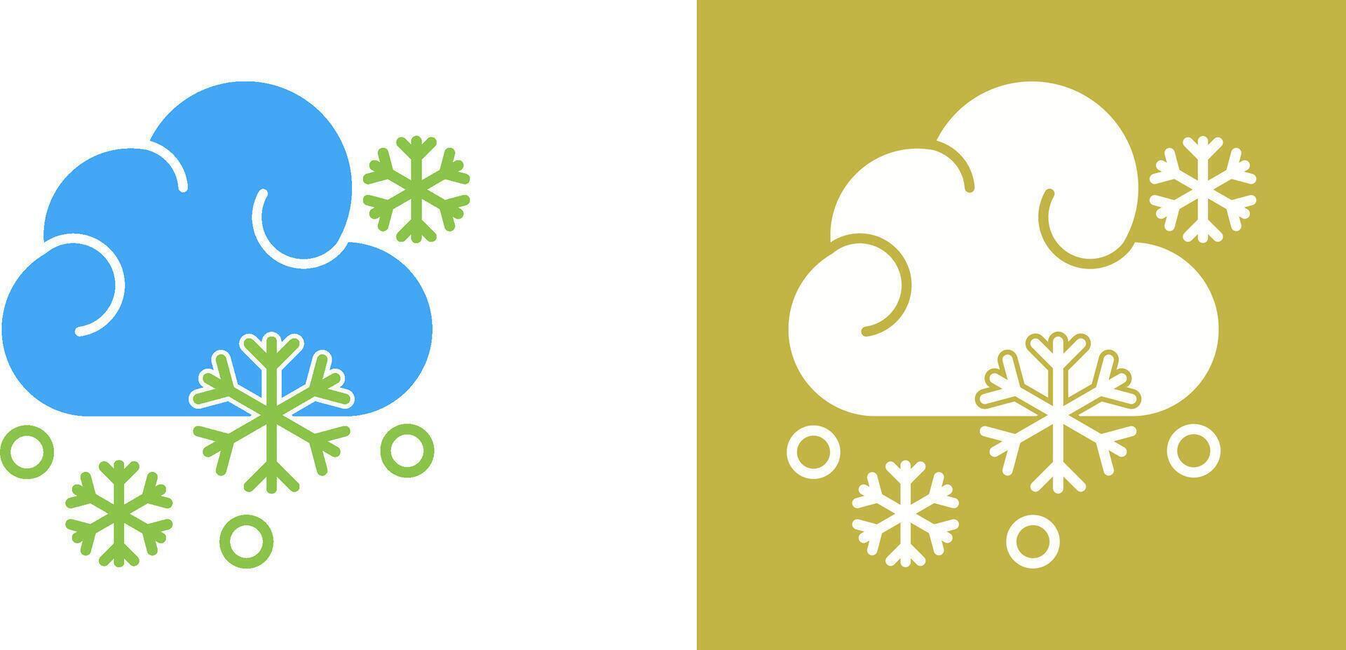 Snowy Icon Design vector