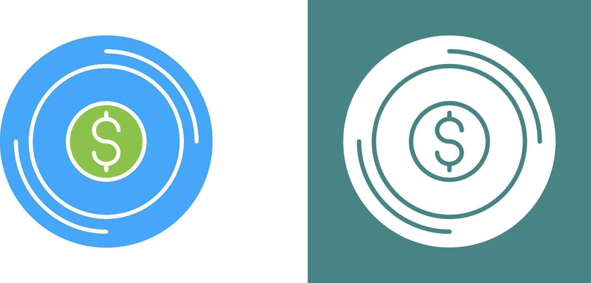 Coin Icon Design vector