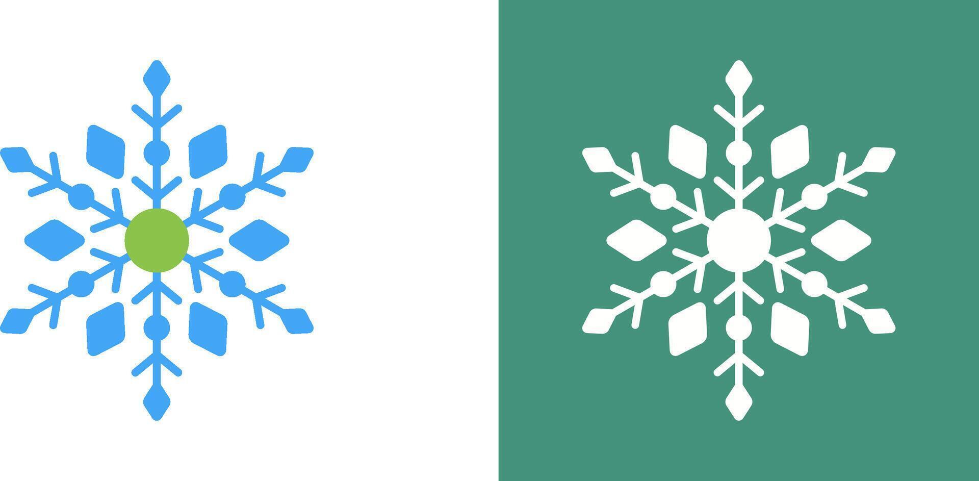 Snow Flake Icon Design vector