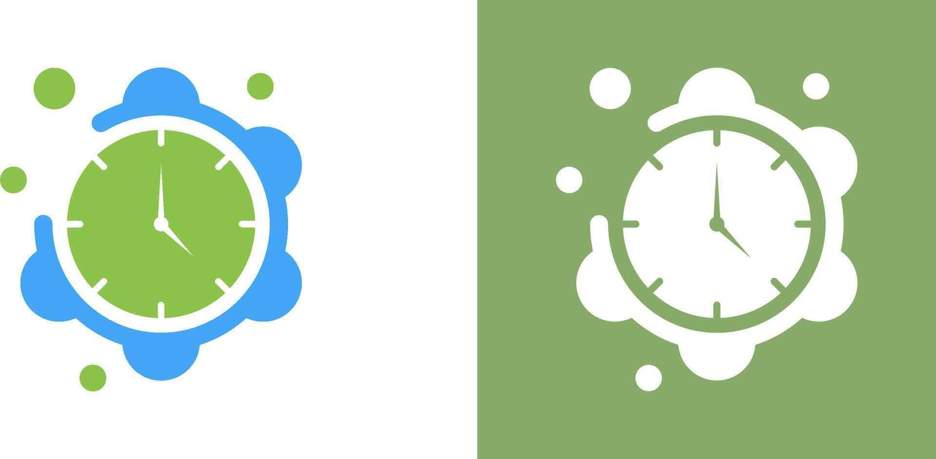 Clock Icon Design vector