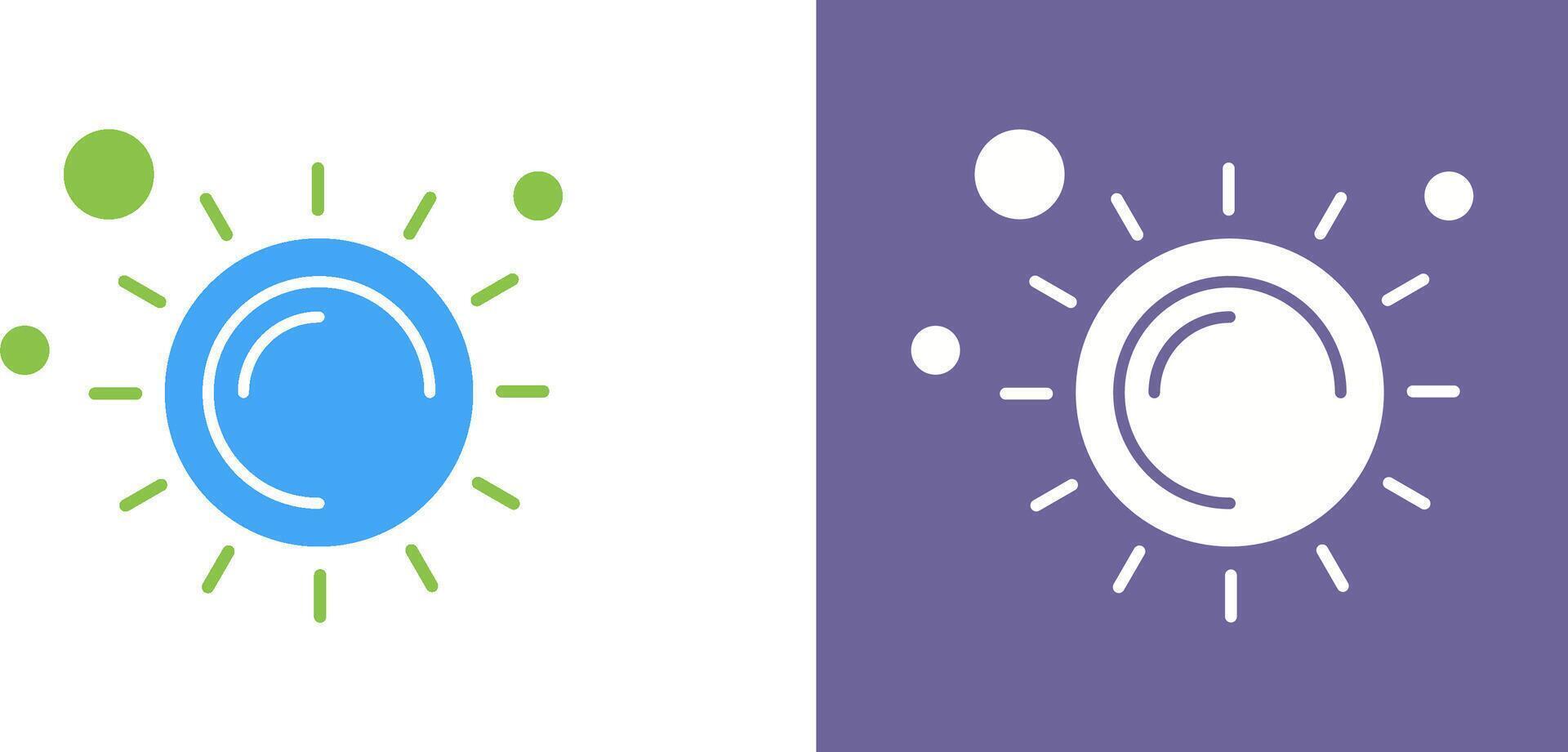 Sun Icon Design vector