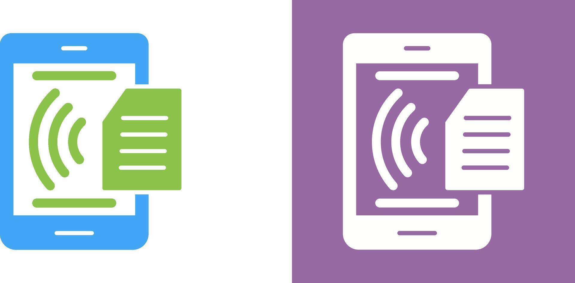 Smart Phone Icon Design vector