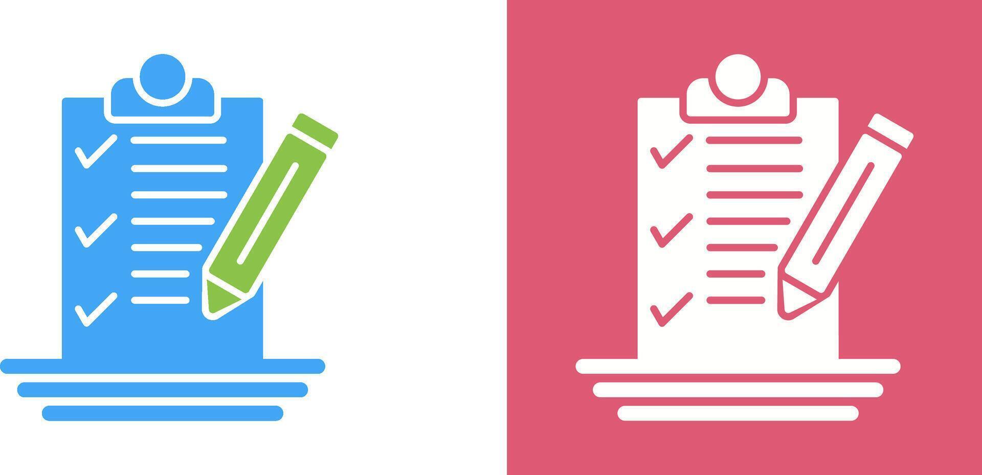 Check List Icon Design vector