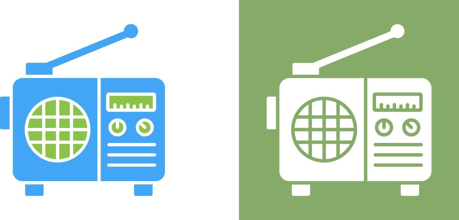 Radio Icon Design vector