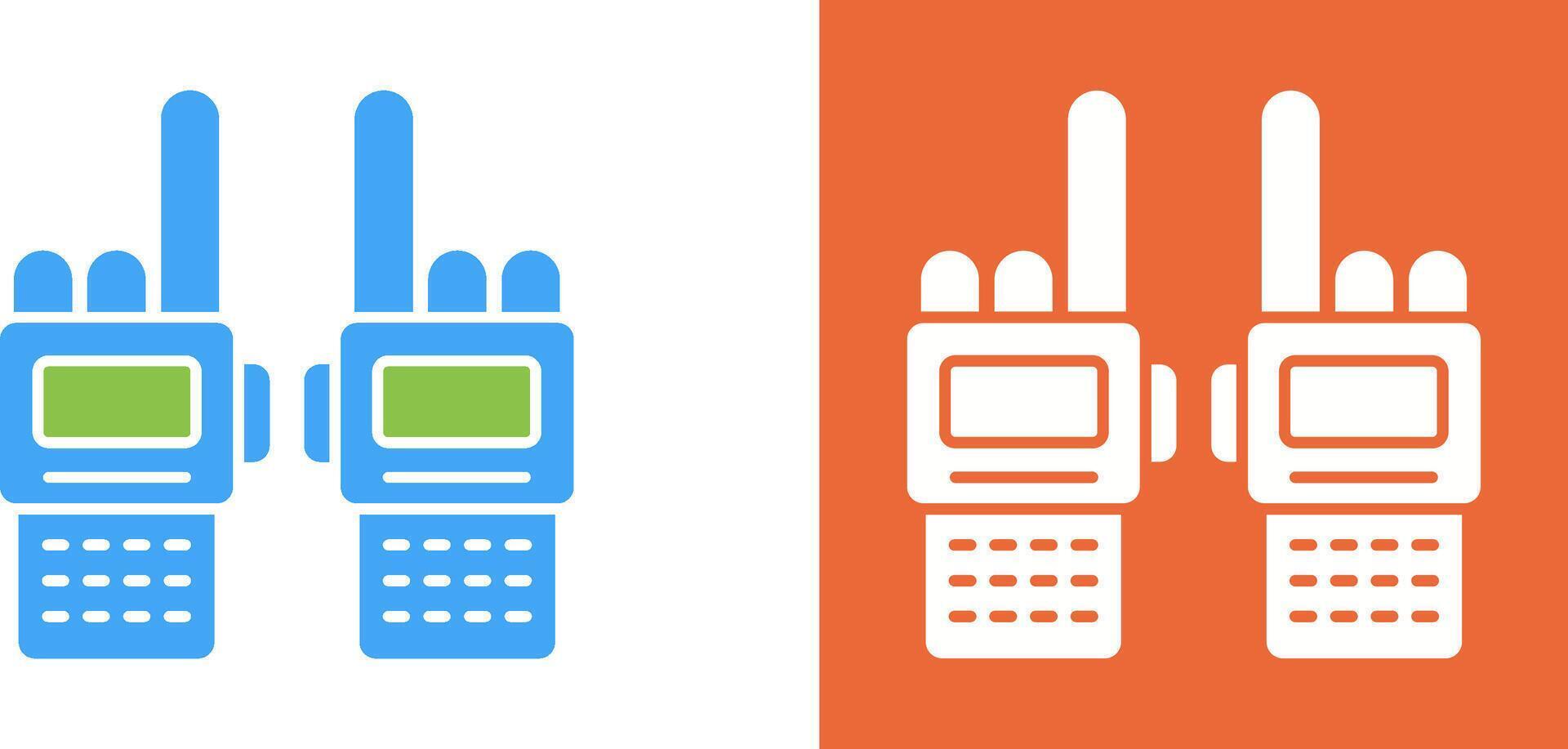 Walkie Talkie Icon Design vector