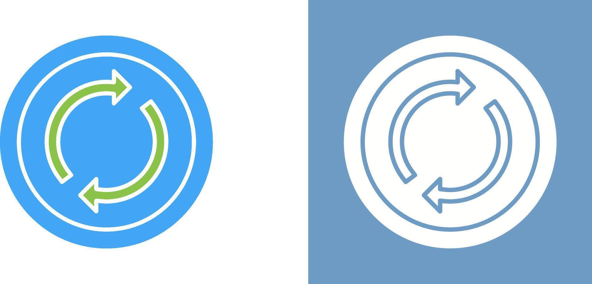 Loop Icon Design vector