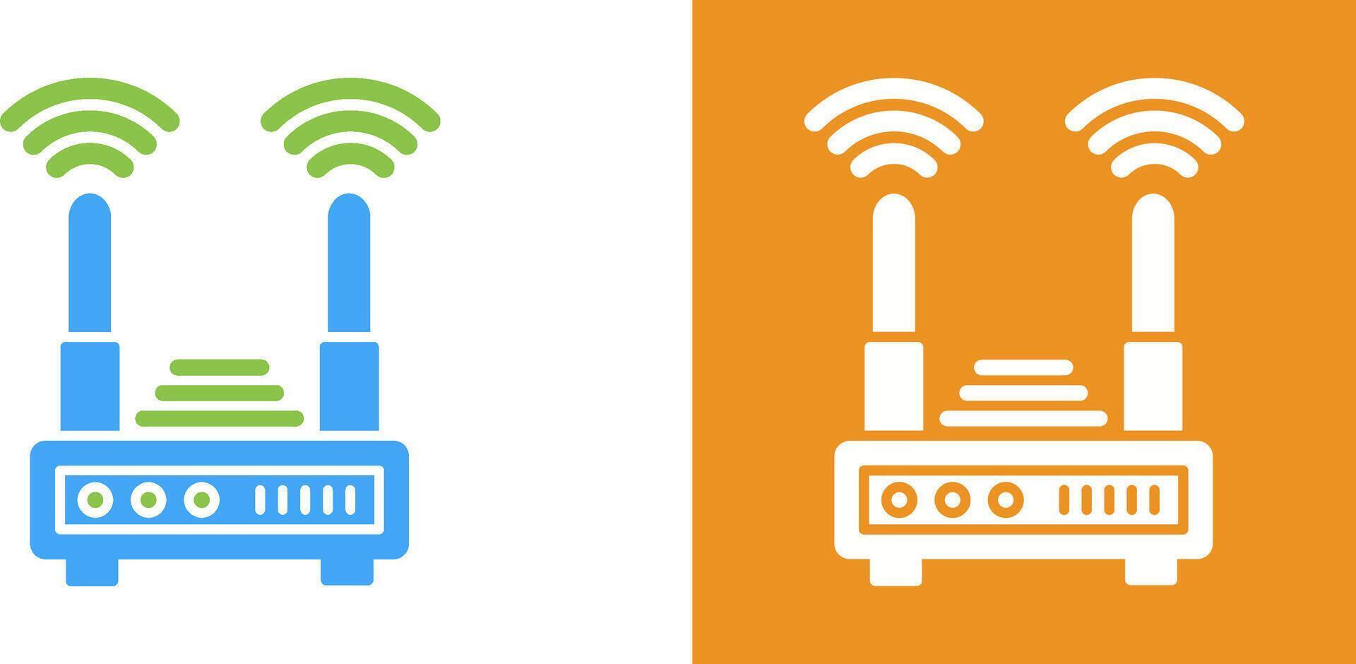 Router Icon Design vector