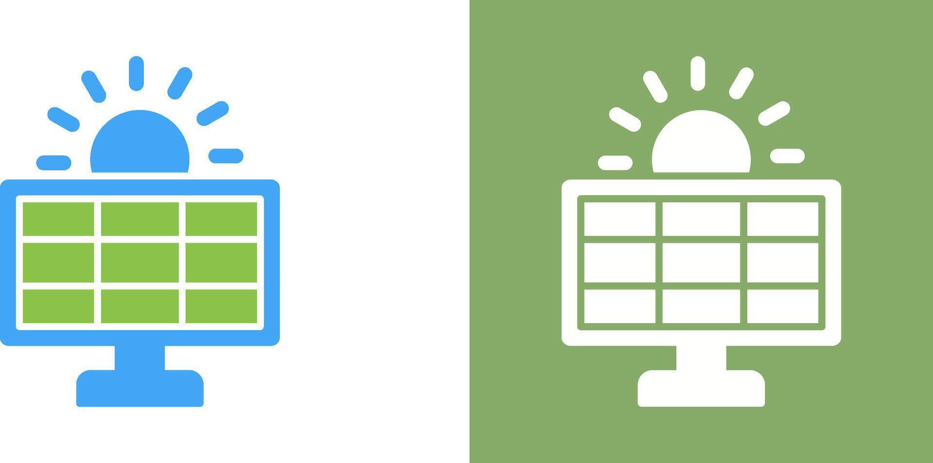 Solar System Icon Design vector