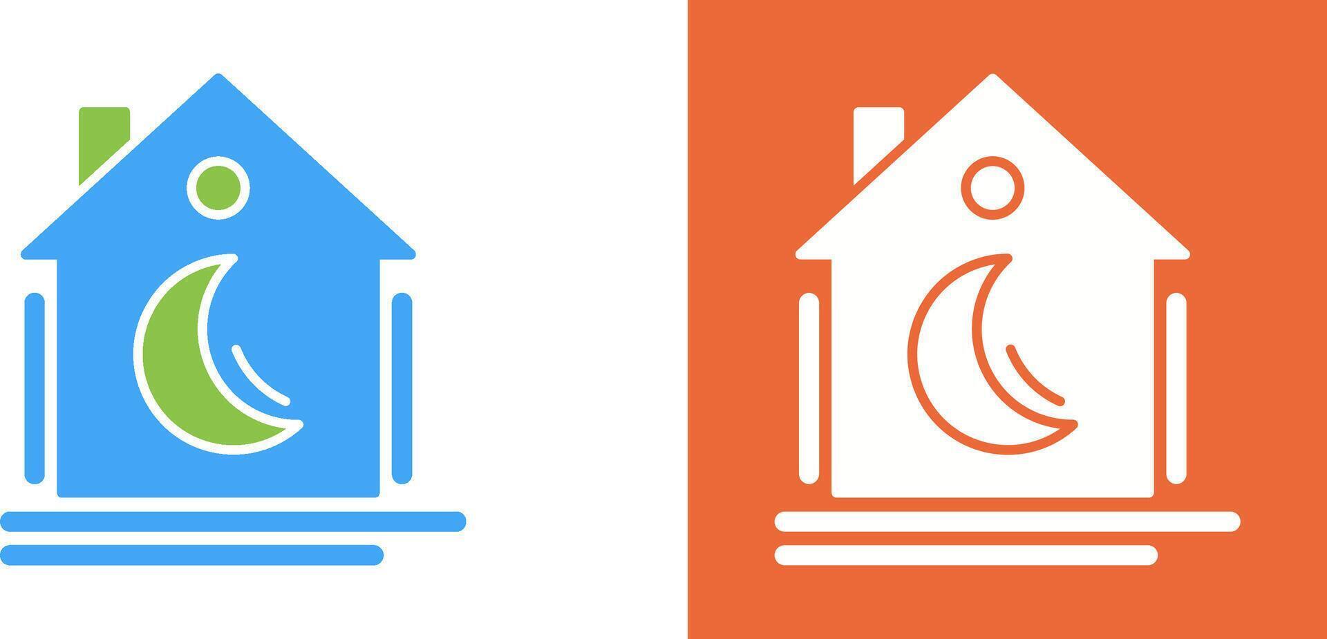 Night Mode Icon Design vector