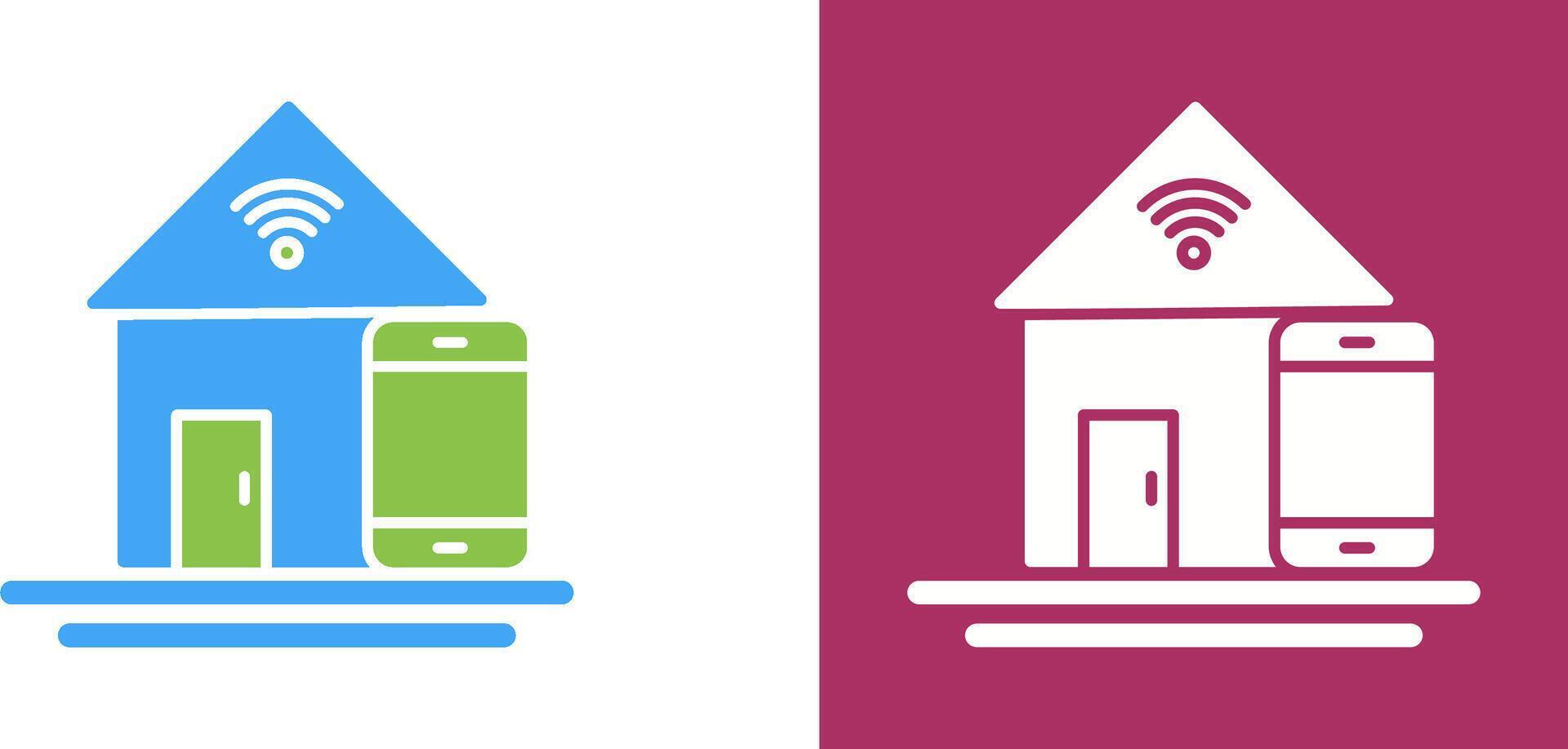 Home Automation Icon Design vector